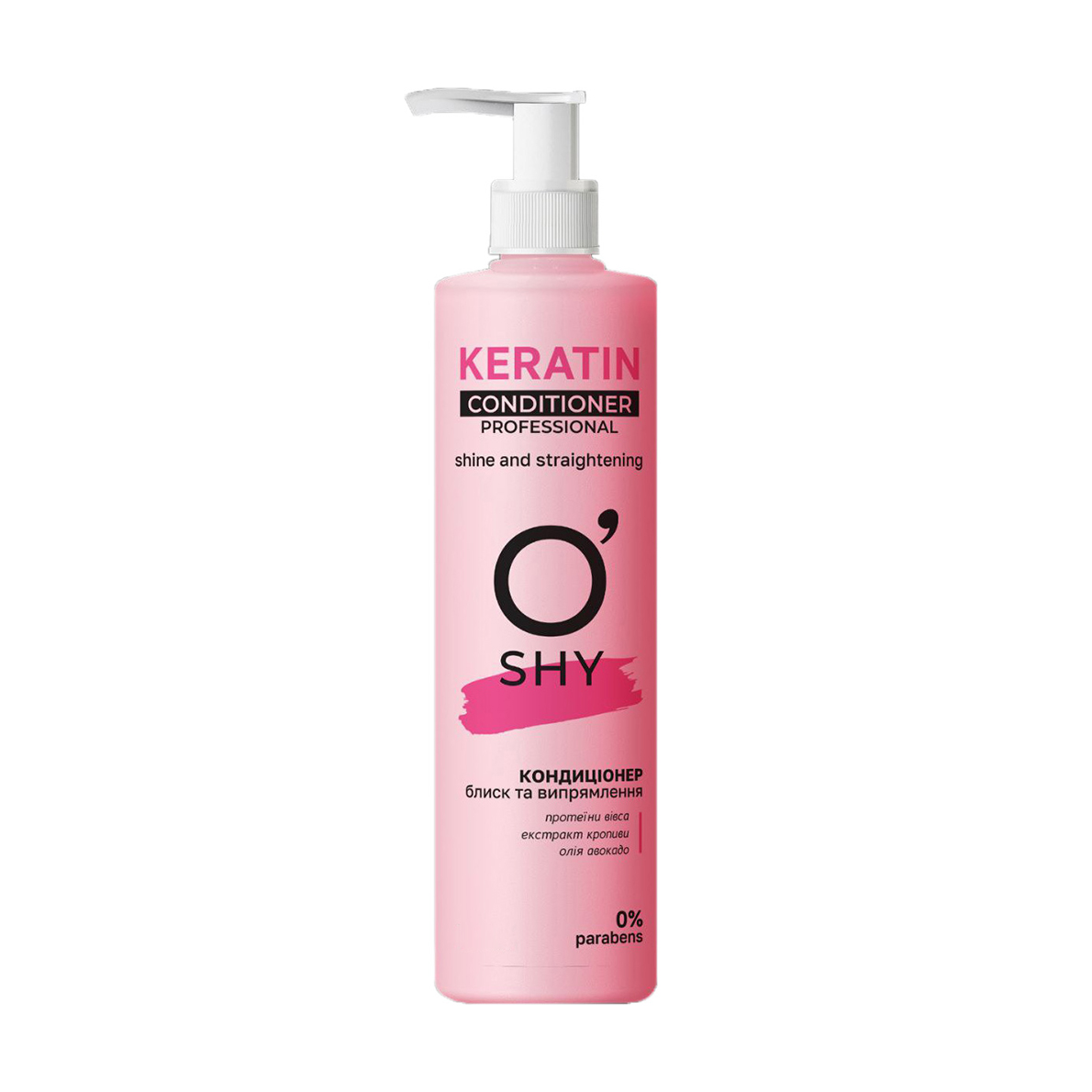 Кондиціонер для волосся O'shy Keratin Conditioner Professional Блиск та випрямлення, 400 мл