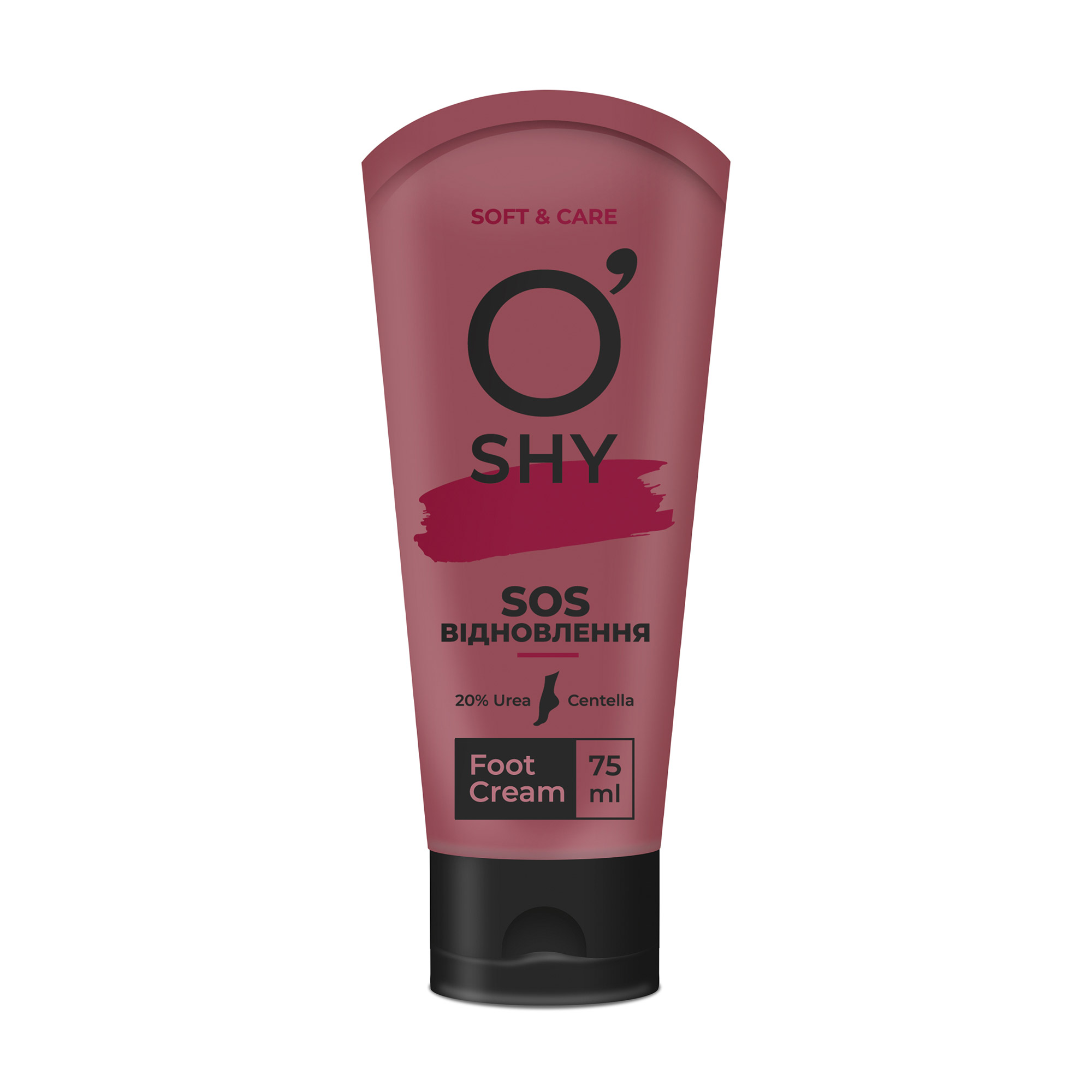 Крем для ніг O'shy Soft &amp; Care SOS відновлення, 75 мл